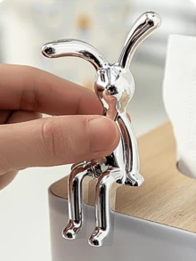 1 tượng thỏ tai dài dễ thương, dùng để trang trí xe hơi, bàn làm việc hoặc phòng ngủ, tượng động vật bằng nhựa ABS, trang trí nhà cửa, tượng nhỏ, quà tặng, lễ Phục sinh, đồ trang trí động vật tự làm. - Nhiều màu - Xem 9