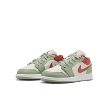 Nike Air Jordan 1 Low (GS) 女款滑板休闲鞋 553560-133 - 顏色 - 查看 6