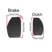 For Xsara Picasso 1999 - 2012 Jumpy Xantia C4 Picasso C2 SC C5 DC RD TD C6 Rubber Brake Clutch Foot Pedal Pad Cover - 1X Brake + 1X Clutch - View 8