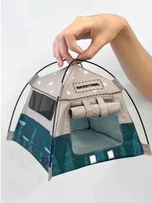 毛绒仓鼠帐篷 - 为侏儒仓鼠、仓鼠和其他啮齿动物提供温暖的庇护所 - 查看 3