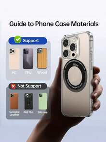 超薄磁环 – 手机磁贴，强力背胶，纤薄设计，兼容 Magsafe，适用于手机壳、无线充电器和车载支架，安装简便 - 導磁片 - 查看 8