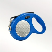 1 pieza Elegante correa retráctil para perro con cristales de diamante rosa, correa para mascotas de 10 pies duradera con mango ergonómico y clip para llavero, para uso en exteriores, correa de paseo con diamantes de moda y portátil para perros y gatos, necesidad de viaje, regalo de boda, cumpleaños, fiesta, Ramadán, suerte, Pascua, festival de música - Multicolor - Ver 12