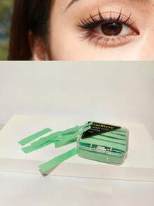 Eyelash Curler Silicone Mold Set: Lifting, Curling And Volumizing Tools, Includes Silicone Pad, Curler Rod And Makeup Lining Paper For Voluminous Lash Effect - Mint Blue - View 2