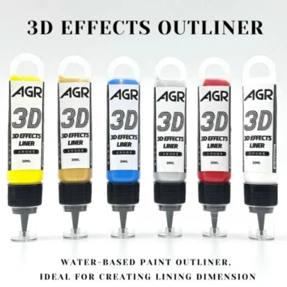 3D Modeling Paste, Suitable For Artists - 7 Vibrant Colors, Easy-To-Use Sculpting And Line Drawing Gel, Great For DIY Crafts, Art Projects, Halloween And Christmas Gifts, Painting Supplies