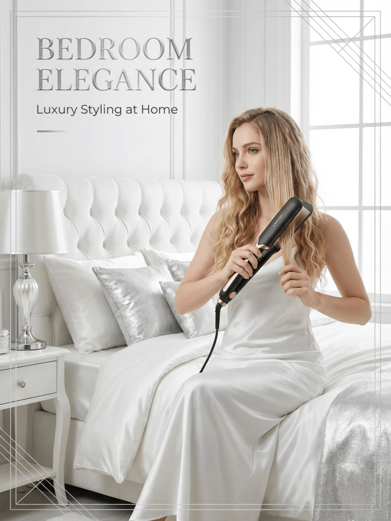 SOKANY SK-1907 Salon Hair Straightener Curler, 4 Levels Temp Control Flat Iron For Straightening & Curling - View 1