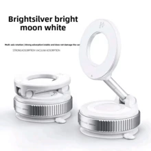 Magnetic Car Phone Holder, Foldable 360° Adjustable Vacuum Suction Cup Car Phone Mount, Suitable For Car Navigation And Daily Use - A - View 14