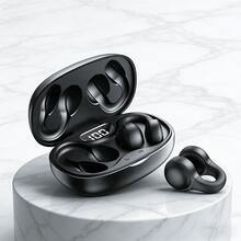 新款 X58 无线降噪蓝牙耳机，配备 LED 电量显示、耳塞式夹耳耳机、麦克风和触摸功能，适用于手机。 - 查看 1