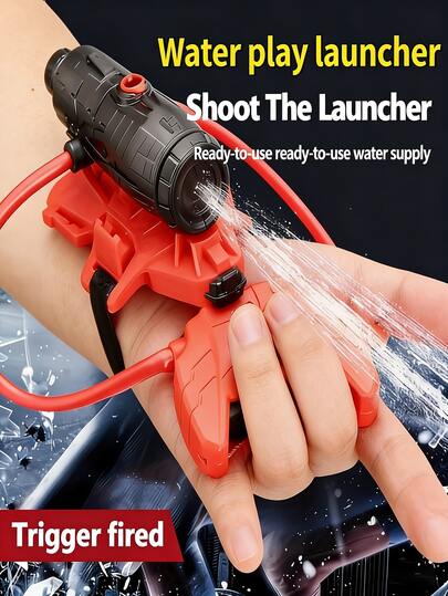 Super Hero Water Gun, Novelty Handheld Decoration, Outdoor Summer Water Toy, Suitable For Swimming Pool, Beach Water Fight, Party Games, Ideal Birthday And Holiday Gift