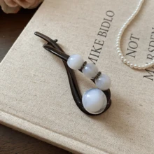 1个镶钻圆形树脂发夹 - 彩色 - 查看 11