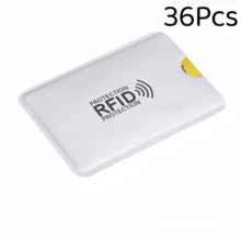 6/12/18/24/36Pcs Anti-Demagnetization Anti-Scanning Anti-Slip Aluminum Foil Clips, NFC Shielding Protectors, Suitable For Wallets And Passport Holders, Card And ID Security Covers - Multicolor - View 17