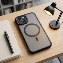 DECOPHONE Ốp điện thoại chống sốc TPU+PC, bảo vệ bốn góc bằng đệm khí, thiết kế bảo vệ toàn diện camera, phù hợp với dòng Apple 17/16/15/14/13/12/11 và dòng Galaxy S25/S24. - màu đen - Xem 3