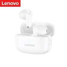 Lenovo EA110 藍牙耳機 清晰通話 遊戲運動耳機 智慧觸控控制 降噪 防水 音樂無線耳機 - 白色 - 查看 12