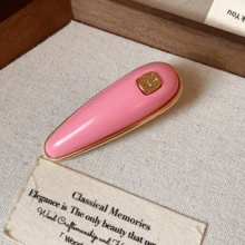 1pc Metal Resin Square Water Drop Fashionable Minimalist Hair Clip (Duck Mouth Clip) - Multicolor - View 11