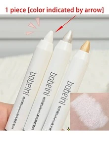 1 Bộ trang phục hóa trang con tằm nằm sáng tạo, bút dạ quang và phấn mắt màu trắng ngọc trai. - Nhiều màu - Xem 4