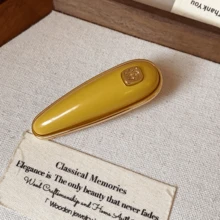 1pc Metal Resin Square Water Drop Fashionable Minimalist Hair Clip (Duck Mouth Clip) - Multicolor - View 14