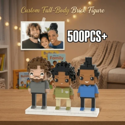 1 bộ mô hình gạch tùy chỉnh 500 mảnh+, Mô hình gạch toàn thân cá nhân hóa cho 3 người (500 mảnh+), Mô hình gạch tùy chỉnh cho gia đình, Đầu gạch tùy chỉnh mặt vuông, Mô hình gạch toàn thân cá nhân hóa cho 3 người, Quà tặng mô hình nhỏ tùy chỉnh cho độ tuổi từ 14+ đến người lớn, Mô hình người bằng gạch tùy chỉnh, Bộ khối xây dựng mini cá nhân hóa, Bộ khối xây dựng ảnh hạt nhỏ phiên bản cao cấp, Bộ đồ chơi khối xây dựng bằng gạch
