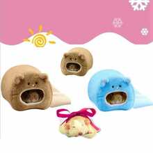 1件仓鼠用品，仓鼠窝，适用于仓鼠、刺猬、松鼠、兔子，透气保暖，易于清洁 - E-棕色 - 查看 3