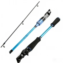 1支蓝色碳纤维钓竿，适用于海水和淡水垂钓，非常适合船钓，超轻、中等重量、轻量级。 - 多重規格 - 查看 4