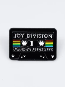 Creative Cool Black Magnetic Tape Style Alloy Badge, Personalized Hobby Multi-Function Brooch - Multicolor - View 9