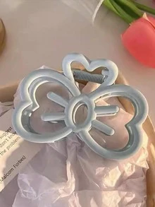 1/3 chiếc kẹp tóc hình nơ rỗng dễ thương, kẹp tóc búi cho bé gái, phụ kiện tóc. - Nhiều màu - Xem 3