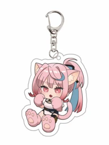 Serie de llaveros acrílicos de doble cara con diseños de dibujos animados lindos de la serie de anime Gokurakugai, accesorio para bolso, maleta, teléfono, coche. - Multicolor - Ver 18