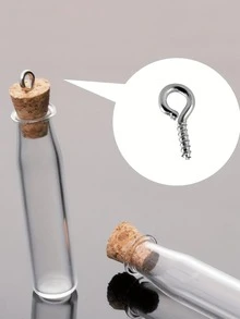200 件套小眼针螺纹螺丝，适用于 DIY 首饰制作配件。迷你吊环螺丝。适用于耳环、项链、吊坠、环氧树脂装饰、钥匙扣。防锈金属手工钩。经久耐用，适用于手工首饰配件。 - 銀色 - 查看 6