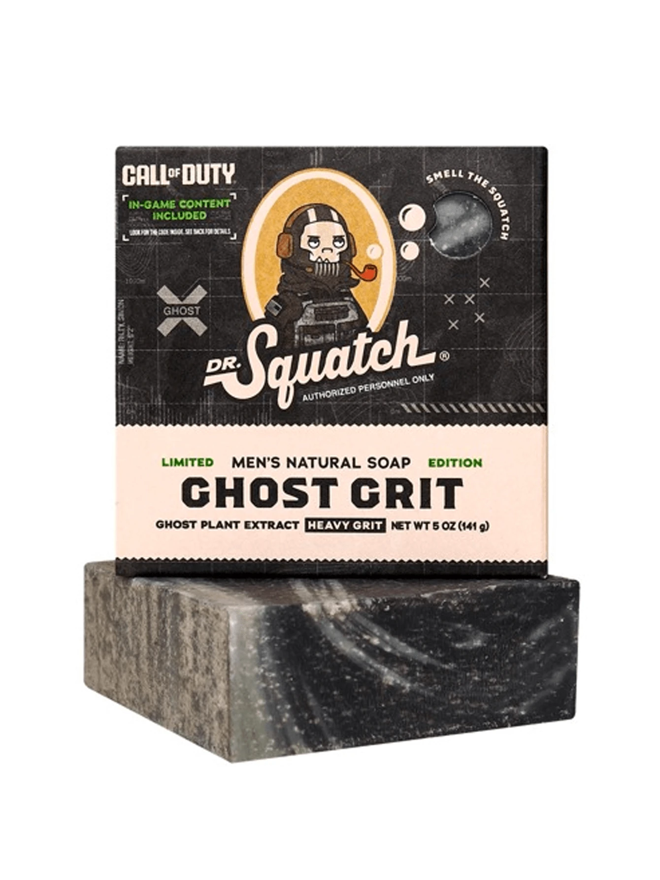 Dr. Squatch Ghost Grit 香皂 5盎司/141克 - 幽靈砂礫 - 查看 1