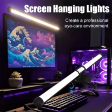 1 قطعة شريط إضاءة LED، مصباح معلق على الشاشة، سطوع قابل للتعديل، مصباح قراءة، يعمل بالطاقة USB، مصباح حماية العين للعمل على الكمبيوتر، مناسب للألعاب والمكتب المنزلي، ضوء أبيض، ضوء دافئ، ضوء محايد - USB - مشاهدة 11