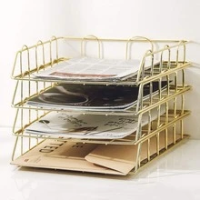 1/2pcs A4 Size Metal Desktop File Organizer, Detachable & Stackable Desktop Document Holder, Multi-Layer Desk Paper & File Storage Rack, Sturdy Rust-Resistant File Tray For Office, School, Home, Bedroom, Easy Assembly High Capacity File Organizer Suitable For Storing Files, Folders, Papers, Books, Stationery, Great Accessory For Students, Teachers, Office Workers Office Desk Accessories Desk Accessories Office Supplies Office Accessories - Multicolor - View 9