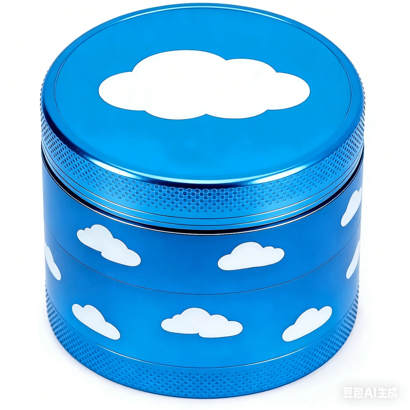 2.5" Skyward Dreams Grinder | Cerulean Clouds Premium Aluminum Grinder, Durable Kitchen Spice, Pepper Grinder - 藍色 - 查看 1