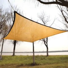 1pc HDPE UV-Resistant Sunshade Canvas, Railing Safety Fence, Garden Fence, Gazebo Sunshade Cloth, Privacy Screen, Outdoor Sunshade Net, Windproof, Bird-Proof, Insect-Proof, Snow-Proof, Dust-Proof, Suitable For Summer Camping, Outdoor Swimming Pool And Simple Garage - Ginger - View 6