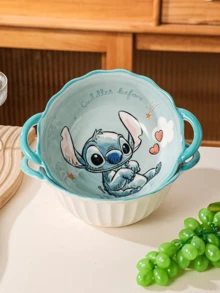 Disney 史迪奇陶瓷餐具套装，家用饭碗，高品质碗碟套装，礼品套装 - 彩色 - 查看 9