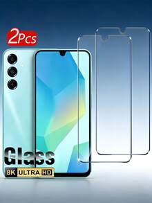 2PCS HD Tempered Glass Screen Protector Compatible With Samsung Galaxy S26/S25/A16 5G/A15/A14/A54/A55/A52, Compatible With IPhone 17/Compatible With Xiaomi 17T Compatible With Redmi Note 15/Compatible With Huawei/Compatible With Honor 600 Lite Easy Installation, Scratch Resistant, Case Friendly, HD Clear, Screen, Birthday, Gifts For Family, Friends, Phone Screen Protector, Phone Accessories - Clear - View 95