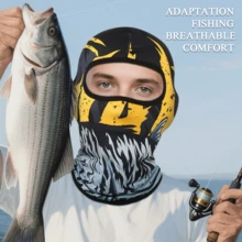 Fabulous Be Xtreme CS24-FS0(10-18) Fashionable Printed Cycling Balaclava - Multicolor - View 2