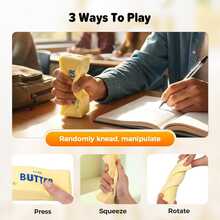 Soft Butter Stick Squishy Toys,Slow-Rebound Fidget Toys.Suitable For Kids And Adults To Use In Offices And Classrooms. - Multicolor - View 6