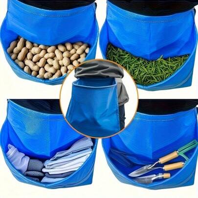 1pc PE Gardening Apron With Reinforced Stitching And Large Practical Pockets - Lightweight And Durable Outdoor Apron, Suitable For Men And Women, For Fruit Picking, Vegetable Planting And Gardening Flowers - Sturdy Construction, No Zipper Design - Ideal Gardening Gift For All Skill Levels, Suitable For Plant Care, Comfortable To Wear, Long-Lasting, Helpful For Harvesting, Suitable For Amateur Gardening Enthusiasts.