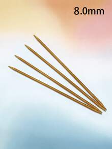 4pcs Extra Long Carbonized Bamboo Double-Ended Knitting Needles, 35cm Smooth Straight Sweater Needles, 2.0-10.0mm Multiple Sizes Available, Suitable For Large Sweater Making, Scarves And DIY Knitting Crafts - Knitting Needles - View 22
