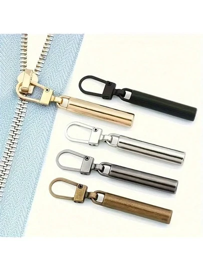 Metal Zipper Pulls Replacement, Detachable Zipper, Multi-Color Options, Easy Installation, For Backpacks, Pants Without Sewing Zipper