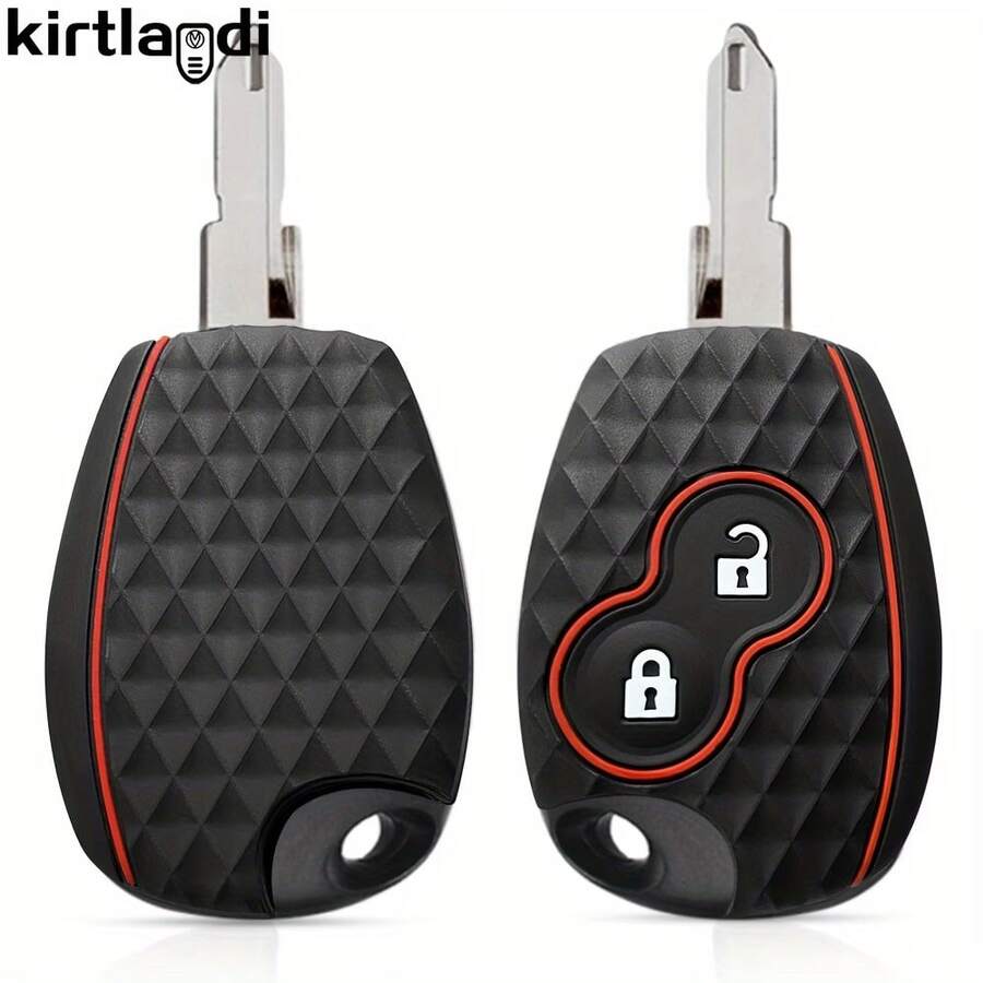 Silikonschlüssel-Abdeckung Autoschlüssel-Hülle für Renault Trafic Clio Duster Logan Dacia Sandero Stepway für Terrano Almera für Opel Vivaro für Lada Largus - Renault - Übersicht 1