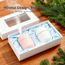 Humidificador de aire portátil en forma de gota de 220ml alimentado por USB y difusor de aceites esenciales, para uso en coche y hogar, adecuado para oficina y hogar - Mist - Ver 2