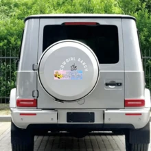 1张可爱有趣的汽车贴纸 - 可贴在车身、玻璃和任何其他表面，采用可移除防水设计，让您的爱车脱颖而出。 - 多色 - 查看 3