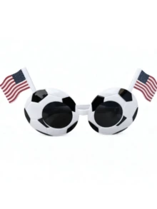 2 chiếc kính xem bóng đá World Cup, kính thời trang in cờ các giải đấu, phụ kiện cổ vũ tinh thần đội tuyển. - Nhiều màu - Xem 4