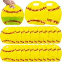 12个可重复使用的密封足球形派对礼品袋，竖底购物袋，适用于足球比赛日练习、生日礼物和足球派对用品，足球训练礼品袋 - A - 查看 16