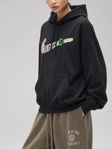 Sudadera deportiva informal con capucha Nike Sportswear Club Fleece para hombre, color negro - Negro - Ver 5