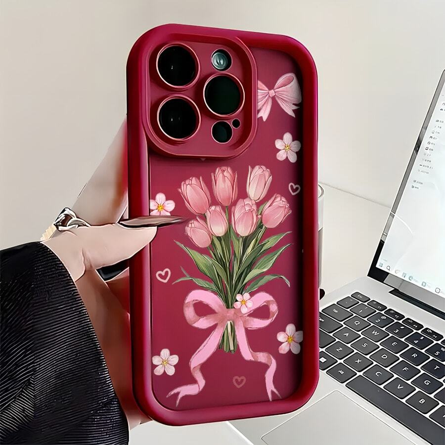 Basic Phone Cases - Burgundy - View 1