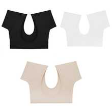 NOSWEAT S/M/L/XL 吸汗背心，可水洗腋下吸汗墊，透氣防汗保護墊，適合女性腋下與肩膀使用，快乾，適用於旅行、運動、戶外、夏季穿著 - 網眼牛奶絲 - 查看 10