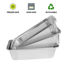 20/50 hộp đựng thực phẩm bằng nhôm loại 6A có nắp đậy - Khay đựng thức ăn mang đi dùng một lần 600ml - Dùng được trong lò vi sóng và tủ đông, hộp đựng thức ăn dã ngoại ngoài trời. - Nhiều màu - Xem 2