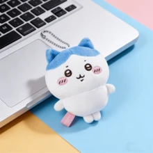 Móc khóa hình thú nhồi bông Miniso Chiikawa Series hoạt hình dễ thương Chiikawa Usagi Hachiware, búp bê nhồi bông mềm mại, móc chìa khóa balo, mặt dây chuyền, quà tặng lễ hội Giáng sinh - Nhiều màu - Xem 10