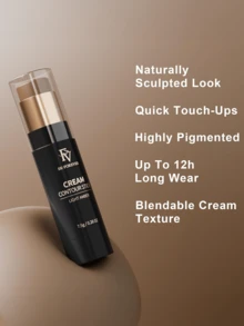 FV Sculpt Contour - 琥珀色長效高顯色遮瑕膏 耐汗輕盈平滑不油膩 品牌彩妝臉部化妝品 適合Y2K時尚派對 生日 情人節禮物 狂歡派對 最佳色號 - 04 Light Amber - 查看 6