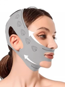 360° V-Face Lifting Band - Reusable Face Shaping Mask, Double Chin Reducer & V-Line Sculpting Band For Women Reusable V-Line Face Mask - 360° Full Package Face Lifting Band, Create V-Face & Reduce Wrinkles Instant V-Face Shaping Set - Self-Adhesive Face Lifting Belt, Smooth Chin & Firm Cheek Beauty Tool - Multicolor - View 7